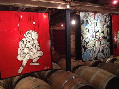 Art et vins au château Gravas