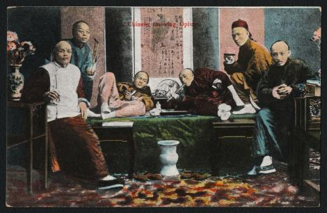photo chinois opium